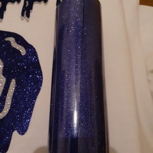 HTV Vinyl For Cricut Or Silhouette Blue Glitter